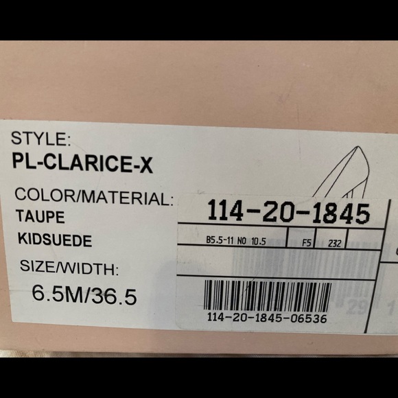 BCBGeneration Suede Taupe Pumps, size 6.5 - Picture 5 of 5